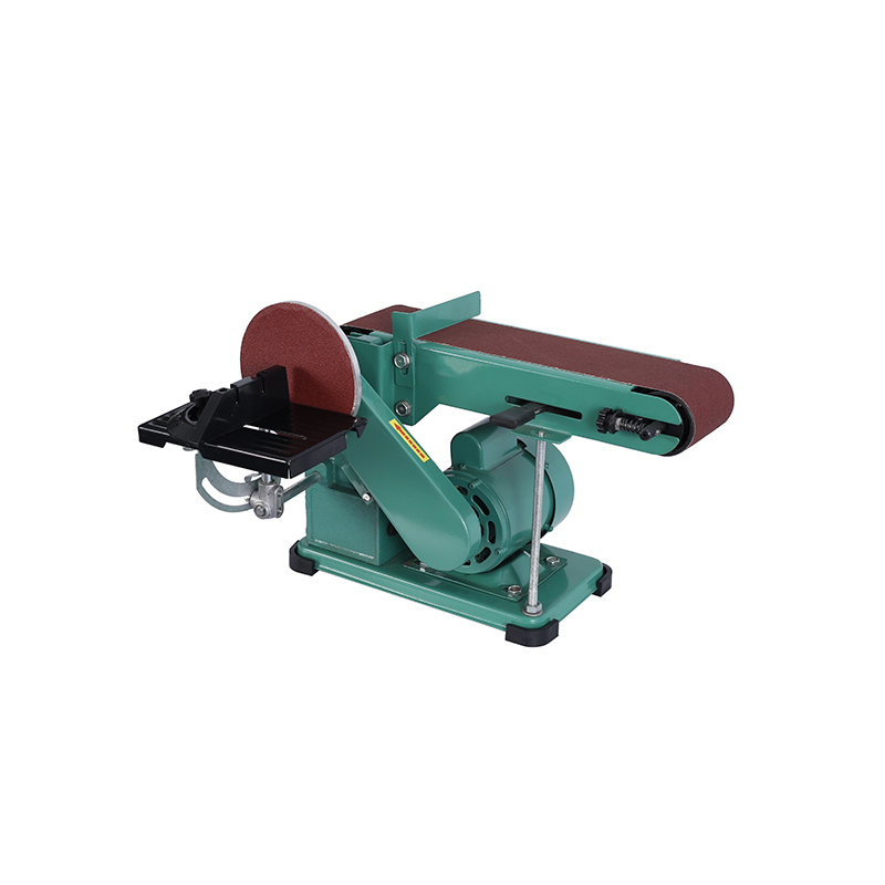 Belt sander with sanding disc